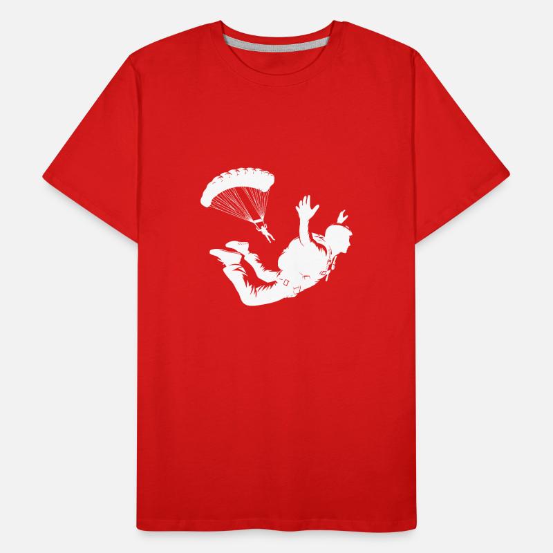 Freefall training hobby skydiver Men's Premium Organic T-Shirt