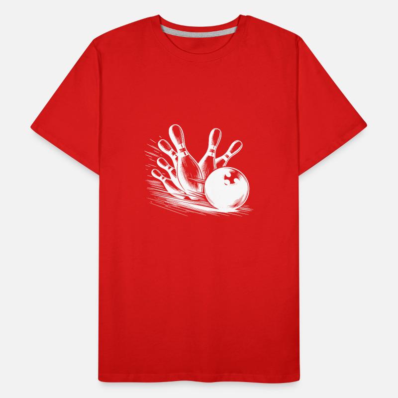 Strike oder Spare. Das ist hier die große Frage Männer Premium Bio T-Shirt