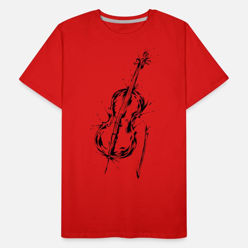 Violoncello Maglietta ecologica premium da uomo