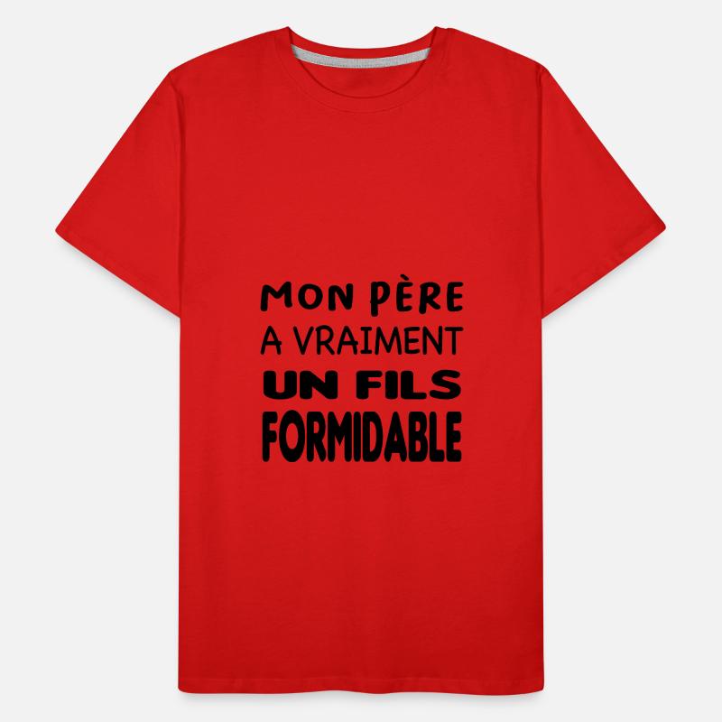 Fils formidable T-shirt bio Premium Homme