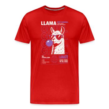 Last Ride Groom To Be Party - Männer Premium Bio T-Shirt - Rot - Vorne - Damien (186cm)