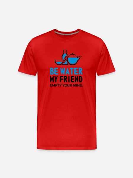 empty your mind - Männer Premium Bio T-Shirt - Rot