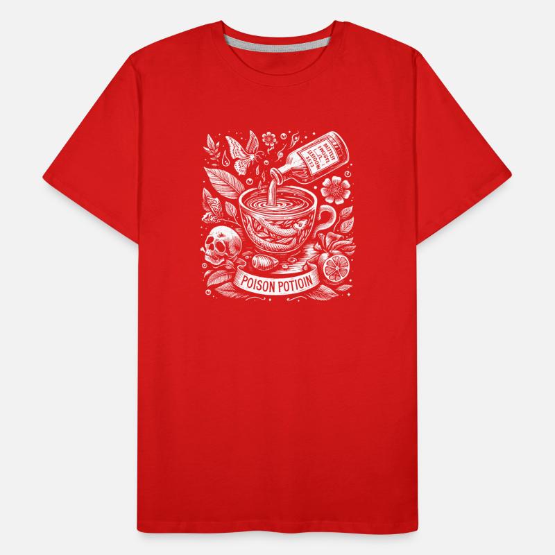 Gift-Fläschchen 3 Männer Premium Bio T-Shirt