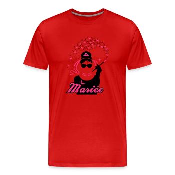 Braut - EVJF - Team-Braut - Film - Männer Premium Bio T-Shirt - Rot - Vorne - Damien (186cm)