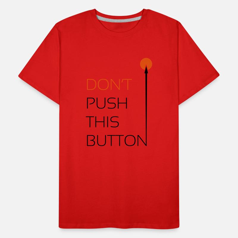 Push this Button Männer Premium Bio T-Shirt