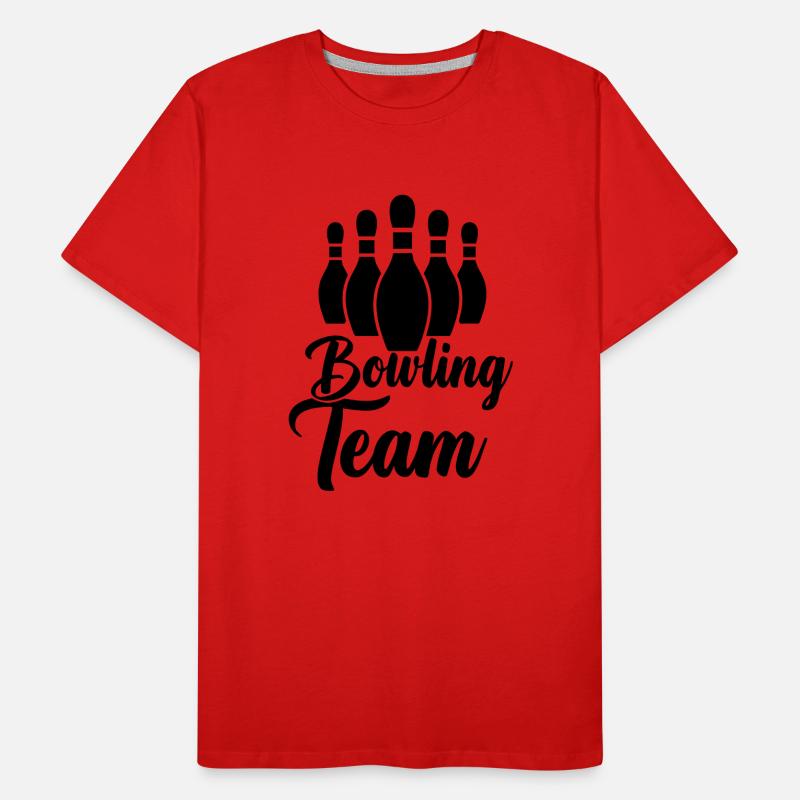 Équipe de bowling T-shirt bio Premium Homme
