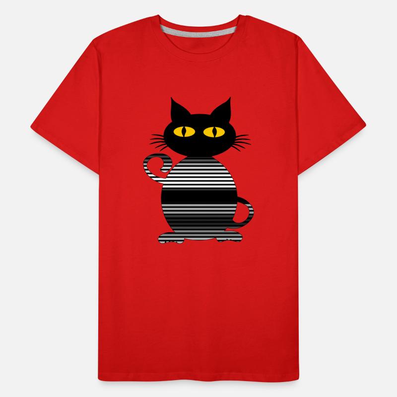 Cat Men's Premium Organic T-Shirt