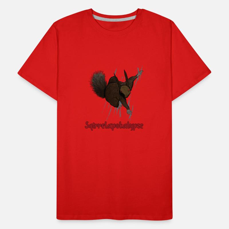 Squirrelapokalypse Männer Premium Bio T-Shirt