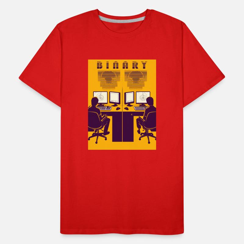 Binary Men's Premium Organic T-Shirt