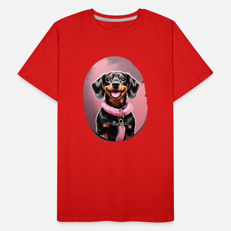 Teckel T-shirt bio Premium Homme