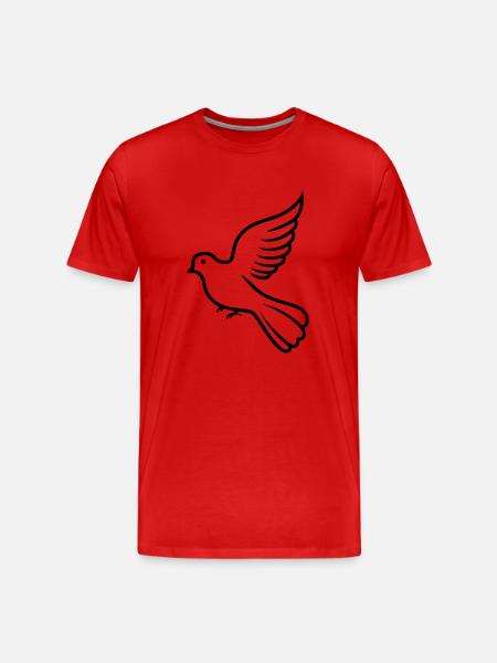 Colombe - T-shirt bio Premium Homme - rouge
