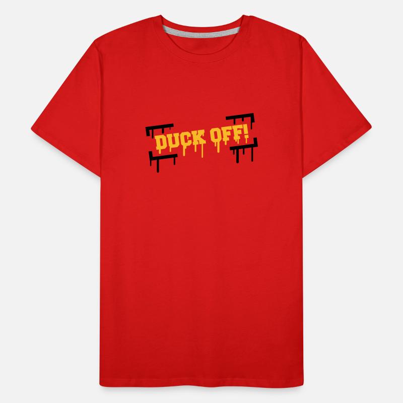 Duck Off Graffiti T-shirt bio Premium Homme