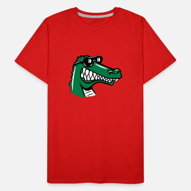Crocodile drôle fun T-shirt bio Premium Homme