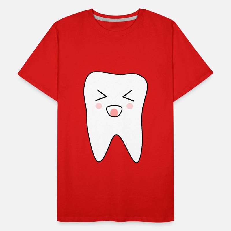 Tooth, teeth, dentist Men's Premium Organic T-Shirt