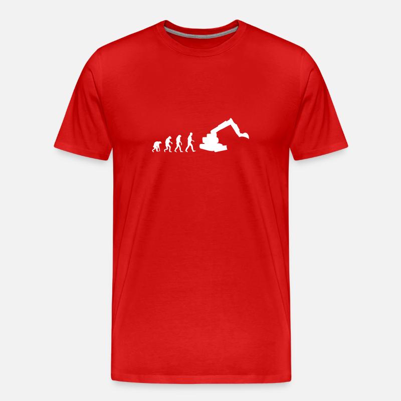 digger evolution - T-shirt bio Premium Homme - rouge