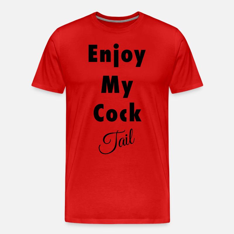 Cocktail - Männer Premium Bio T-Shirt - Rot