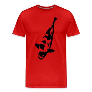 Shusui Koi - Männer Premium Bio T-Shirt - Rot - Vorne - Damien (186cm)