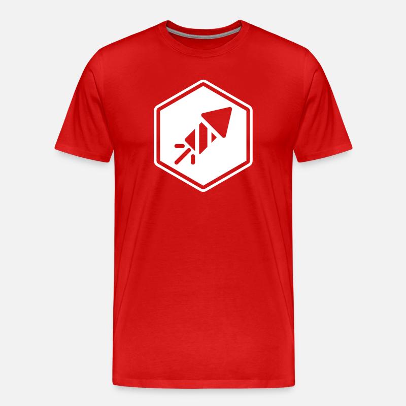 Fe & Py Originale - Männer Premium Bio T-Shirt - Rot