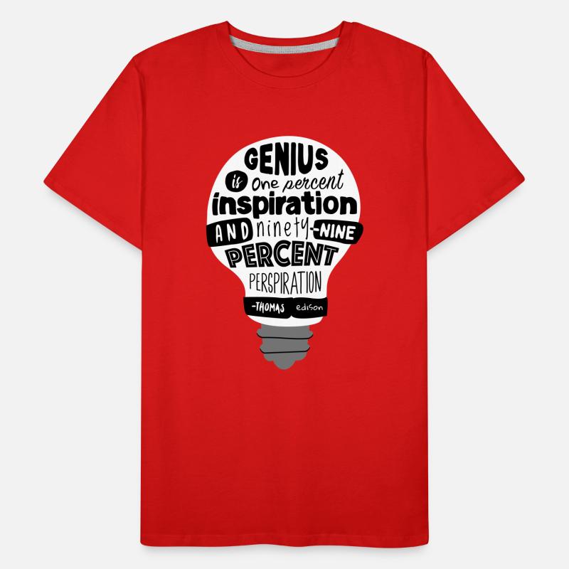 devis | Thomas Edison T-shirt bio Premium Homme