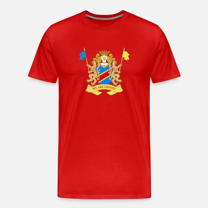 BLAZON DRC - Männer Premium Bio T-Shirt - Rot