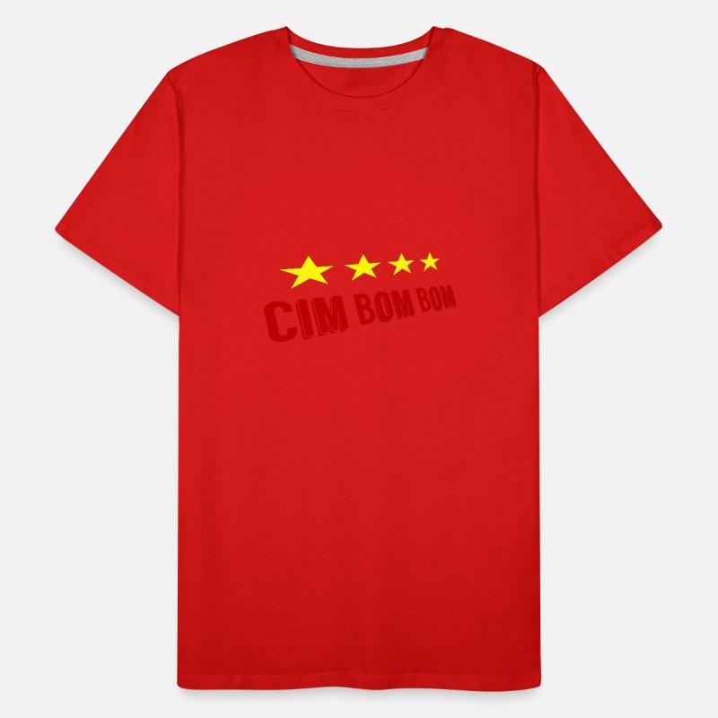 Cim Bom Bom logo T-shirt bio Premium Homme