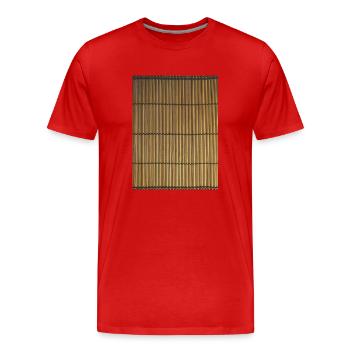 bamboo bambou - T-shirt bio Premium Homme - rouge - Devant - Damien (186cm)