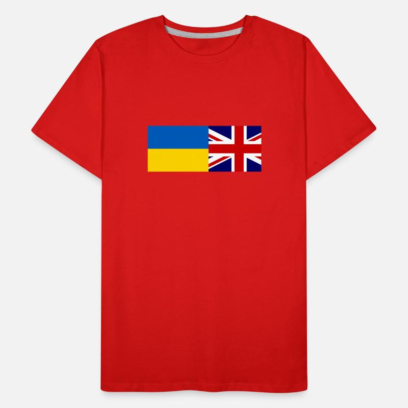 solidarity With Ukraine Men's Premium Organic T-Shirt