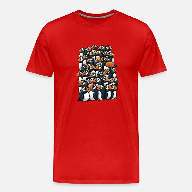 Mac Toco - Männer Premium Bio T-Shirt - Rot