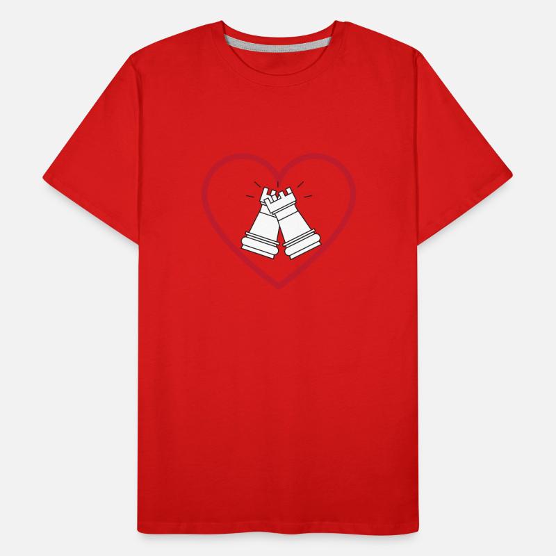 Chess Saying Gift Checkmate Queens Gambit Men's Premium Organic T-Shirt