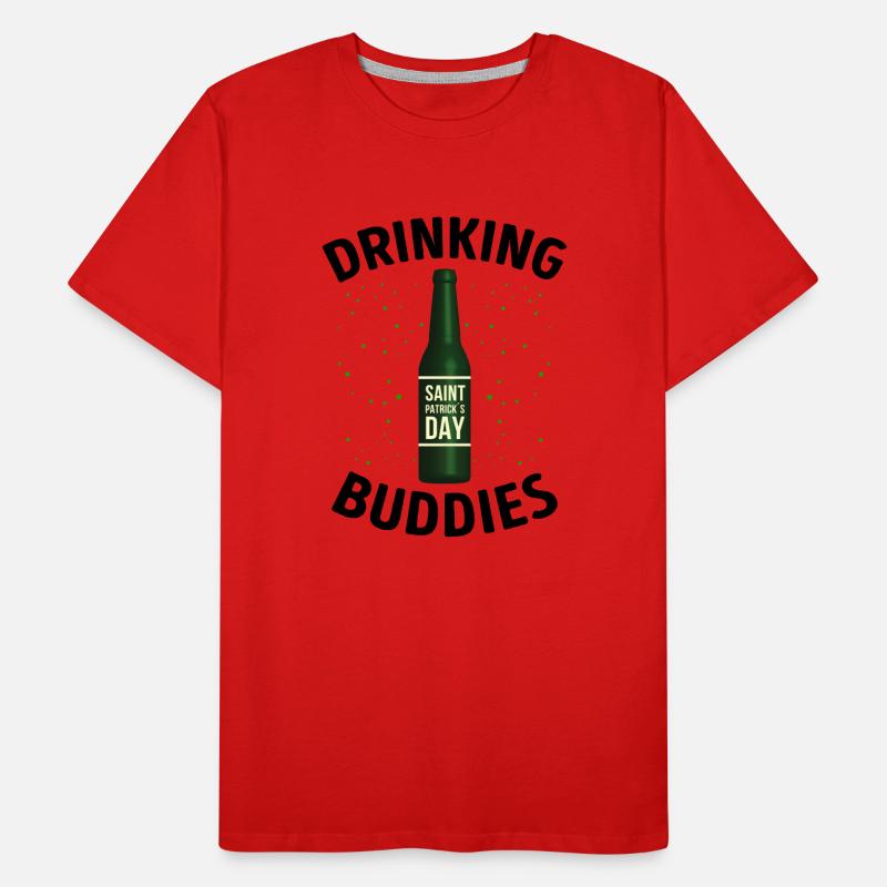 Fête des copains de boisson Saint-Patrick T-shirt bio Premium Homme