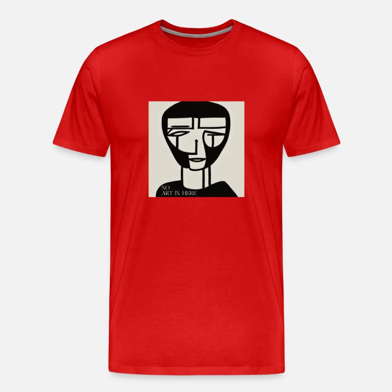 ARTWORK2 - Männer Premium Bio T-Shirt - Rot