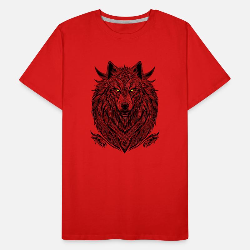White Wolf Men's Premium Organic T-Shirt
