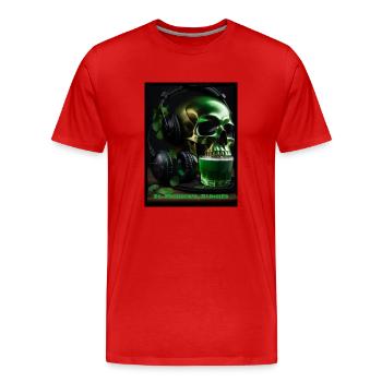 St. Patrick‘s Day - Männer Premium Bio T-Shirt - Rot - Vorne - Damien (186cm)