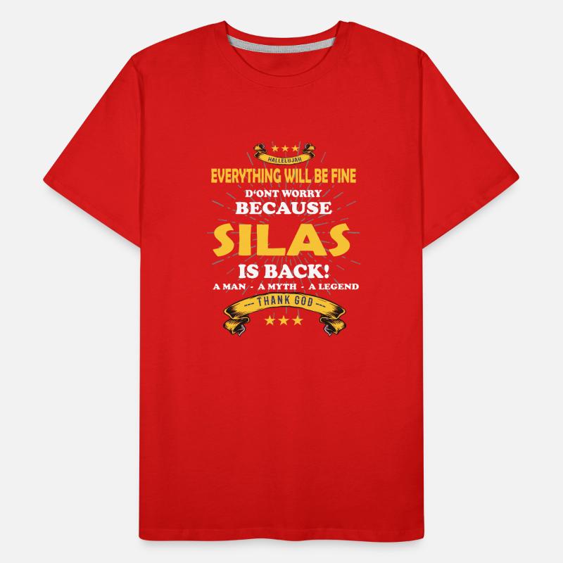 Everything will be fine Silas Is back Männer Premium Bio T-Shirt