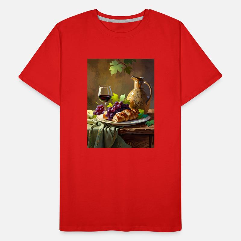 Rustic Elegance Men's Premium Organic T-Shirt