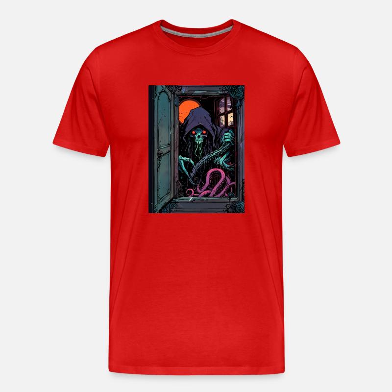 Du hast es eingeladen - Männer Premium Bio T-Shirt - Rot