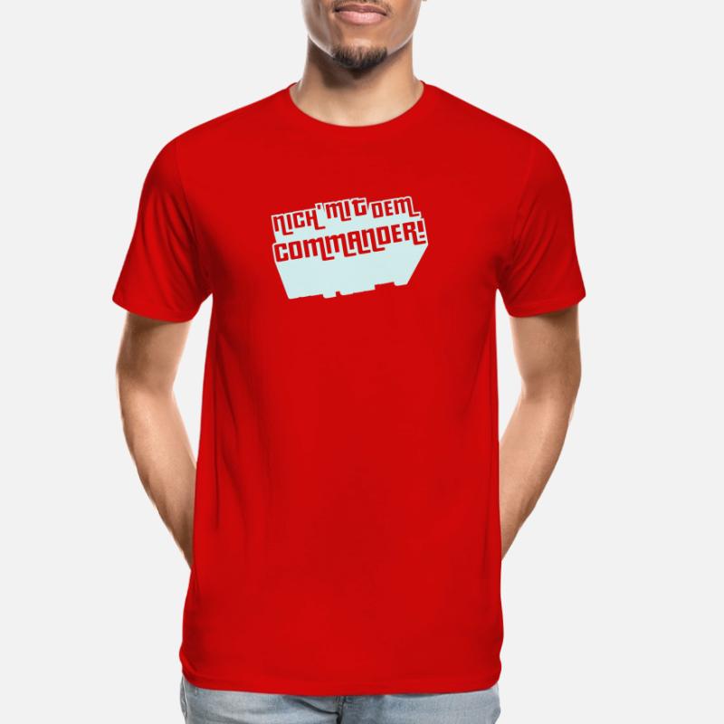 Pas avec le commandant! T-shirt bio Premium Homme