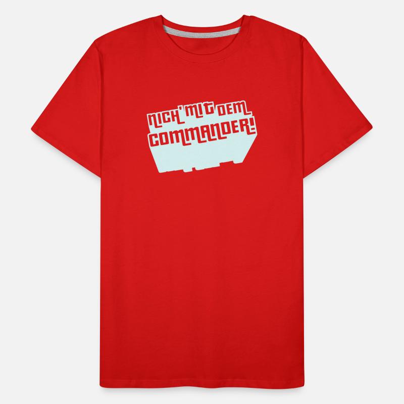 Pas avec le commandant! T-shirt bio Premium Homme