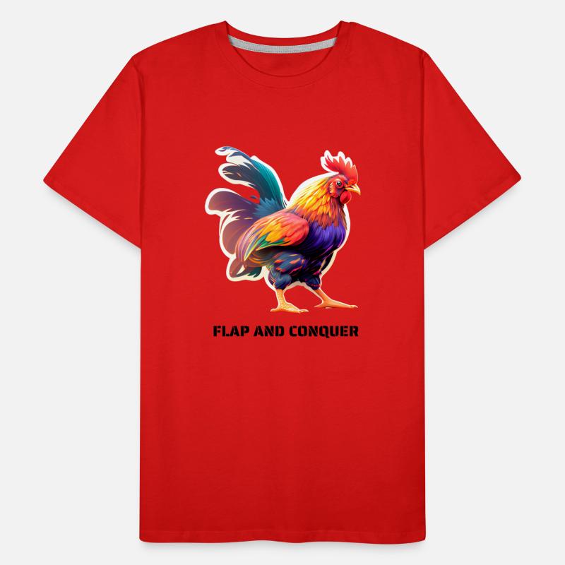 FLAP AND CONQUER Männer Premium Bio T-Shirt