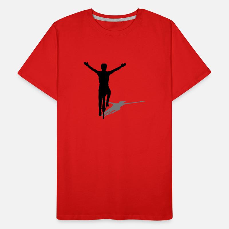 vélo de course T-shirt bio Premium Homme