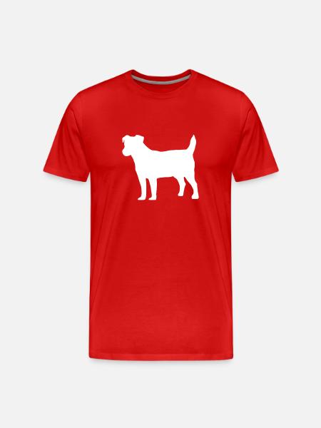 Jack Russell - Männer Premium Bio T-Shirt - Rot