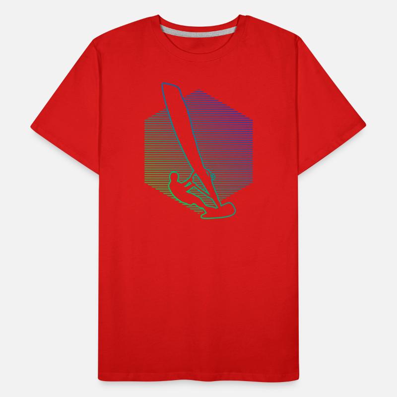 Femmes Surf Hommes Windsurf Windsurf Windsurf Windsurf T-shirt bio Premium Homme