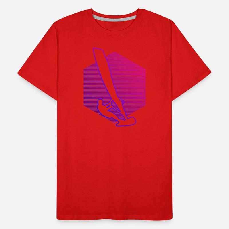 Windsurf Windsurf Windsurfer Hommes Surf Surfer T-shirt bio Premium Homme