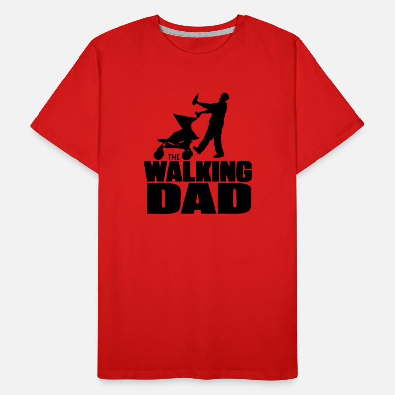 zombie dad humor funny fun daddy Men's Premium Organic T-Shirt