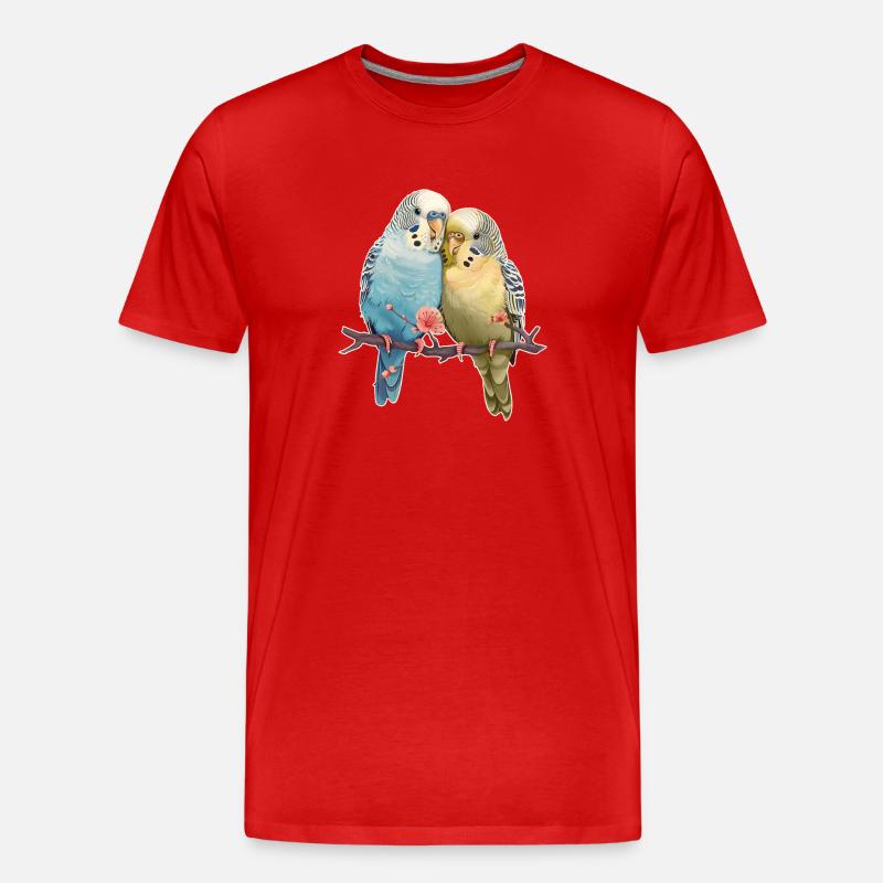 Budgies - T-shirt bio Premium Homme - rouge