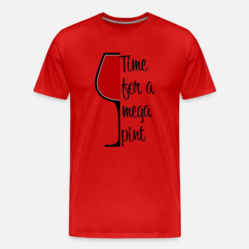 Zeit für ein Mega Pint - Männer Premium Bio T-Shirt - undefined