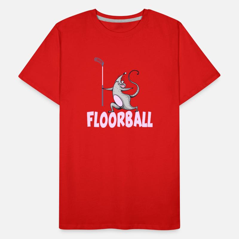 floorball unihockey floorballsaison Männer Premium Bio T-Shirt