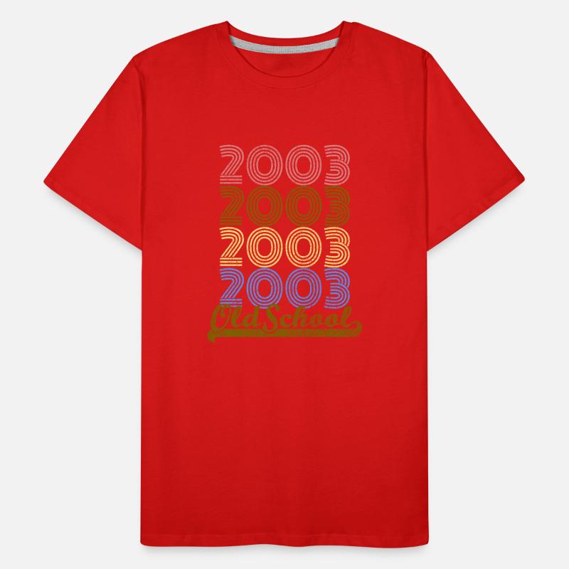 Old School 2003 T-shirt bio Premium Homme
