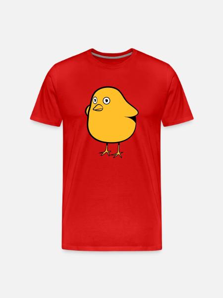 funny chicks - Men's Premium Organic T-Shirt - red