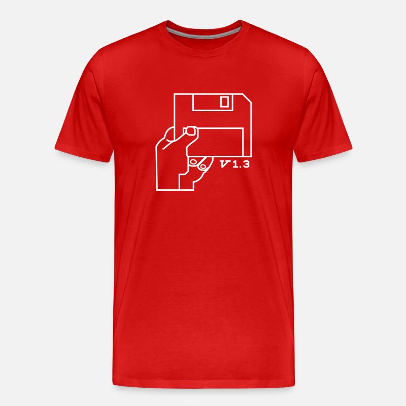 Amiga Workbench Disk - Männer Premium Bio T-Shirt - Rot